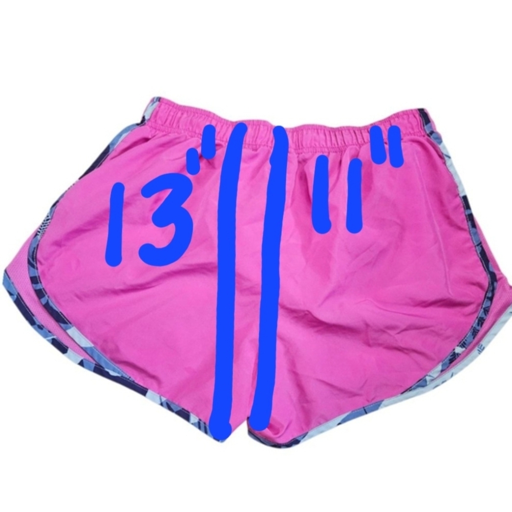 Nike Dri-FIT Medium Pink & Blue Athletic Running Shorts - Picture 10 of 10